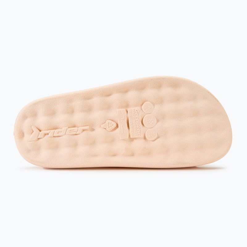 Klapki damskie RIDER Drip Ad beige/white 4
