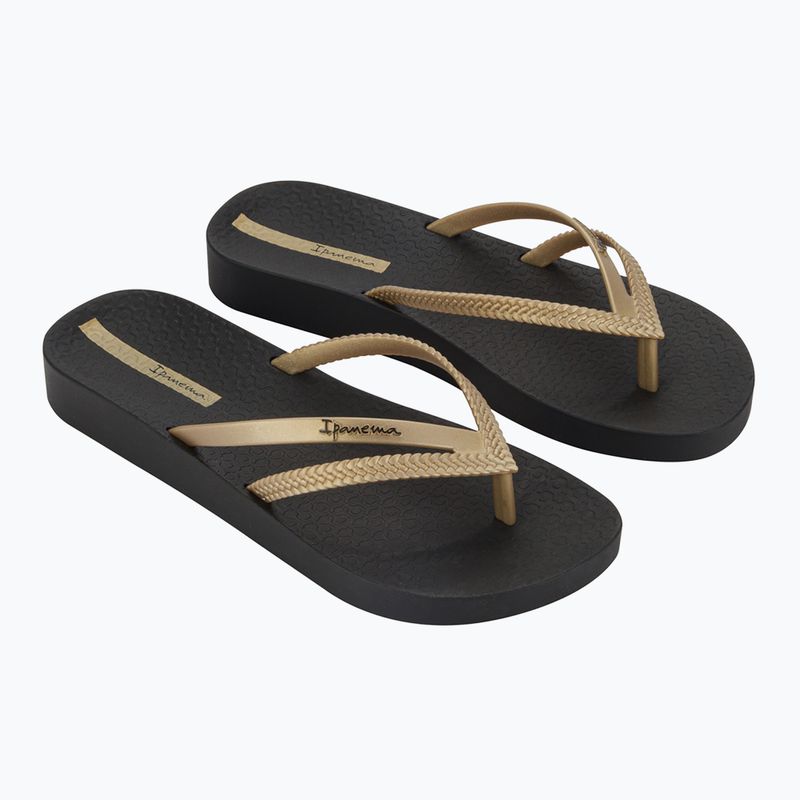 Japonki damskie Ipanema Bossa Soft V black/gold 8