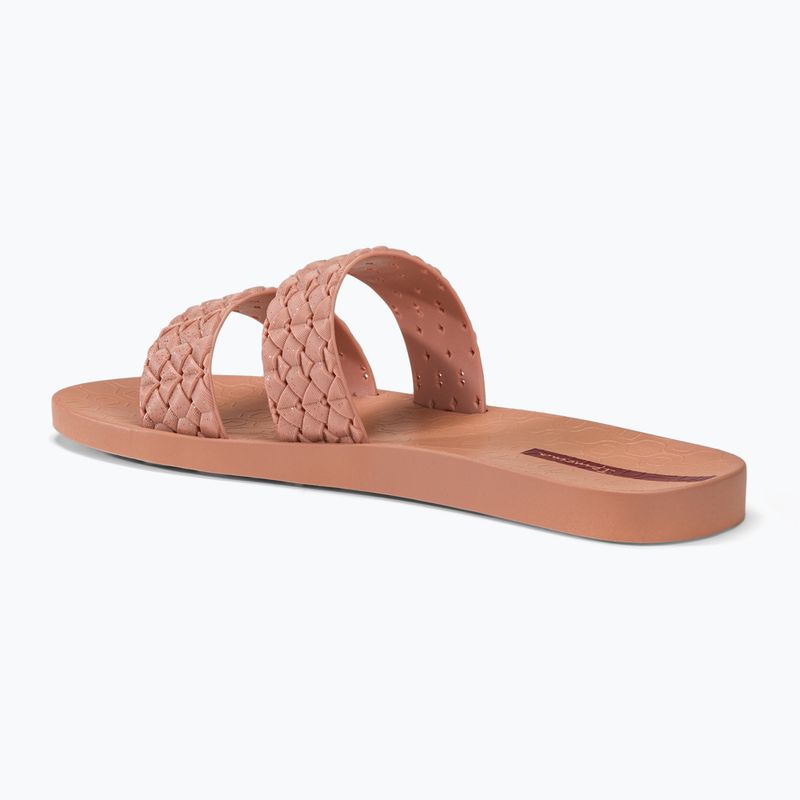 Klapki damskie Ipanema Renda II pink/glitter pink 3