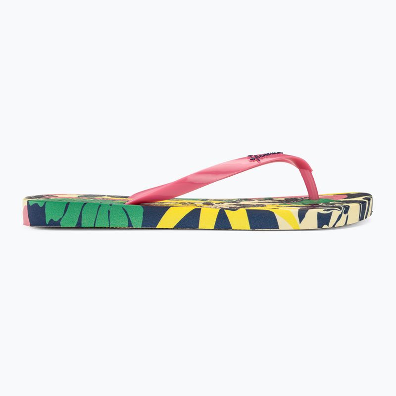 Japonki damskie Ipanema Graffiti III yellow/pink 2