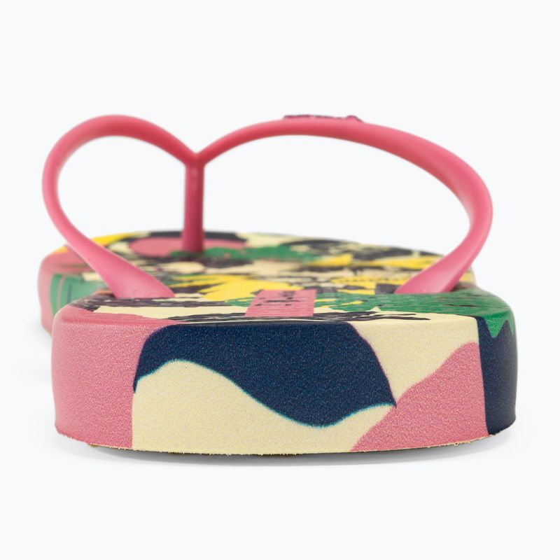 Japonki damskie Ipanema Graffiti III yellow/pink 6