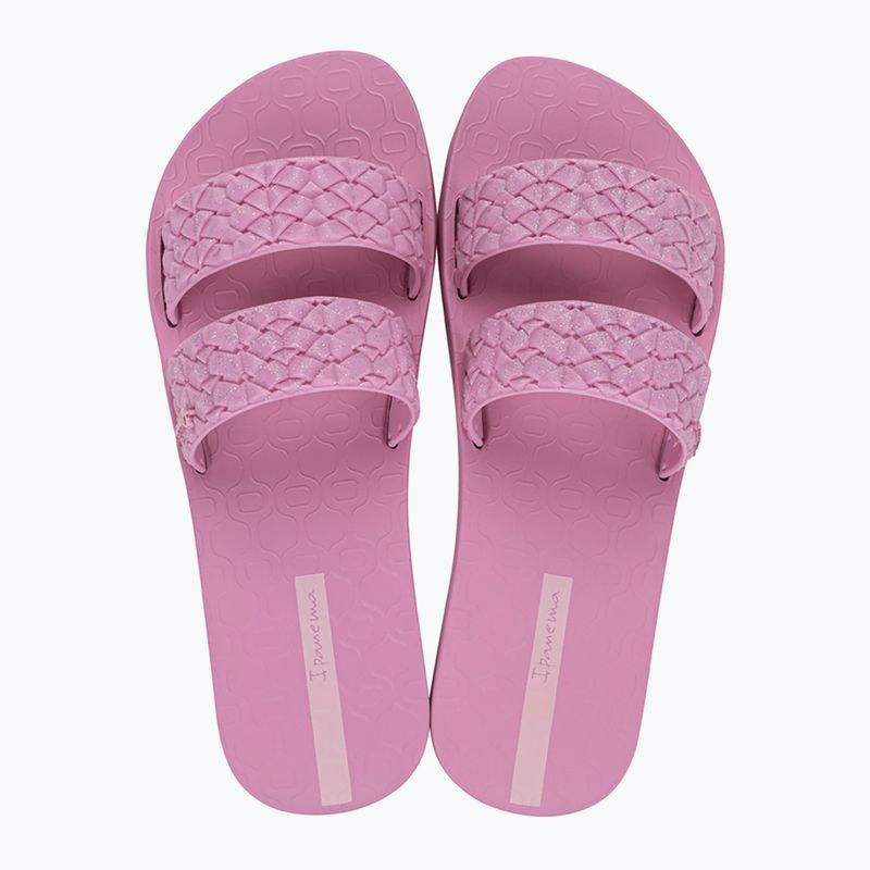 Klapki damskie Ipanema Renda II pink/pink/glitter pink 9