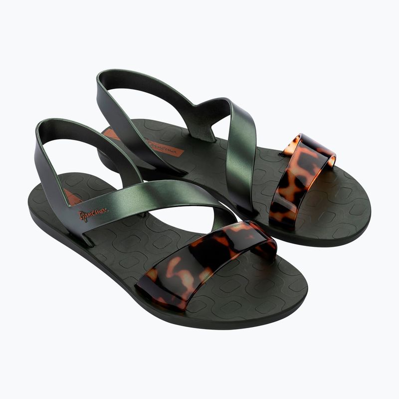 Sandały damskie Ipanema Vibe green/turtle/brown 8