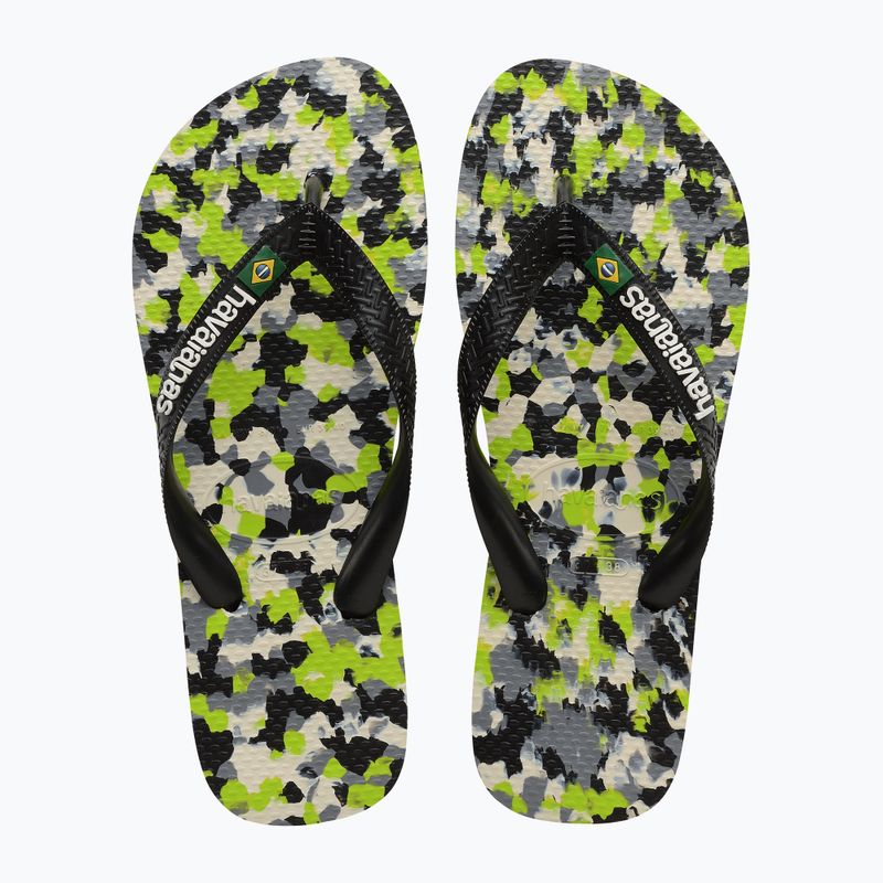 Japonki Havaianas Brasil Tech II lemon green 10