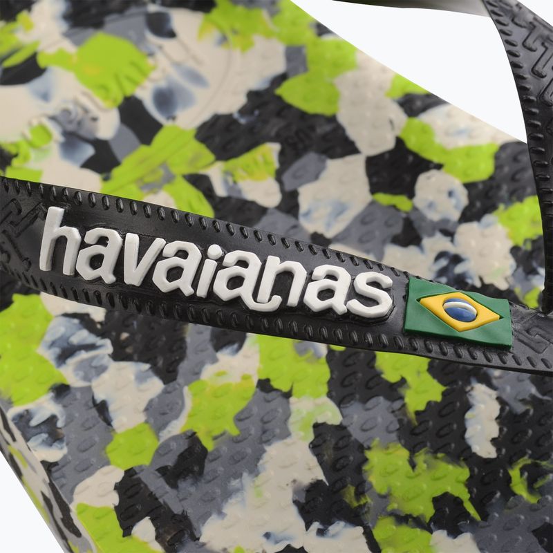 Japonki Havaianas Brasil Tech II lemon green 12
