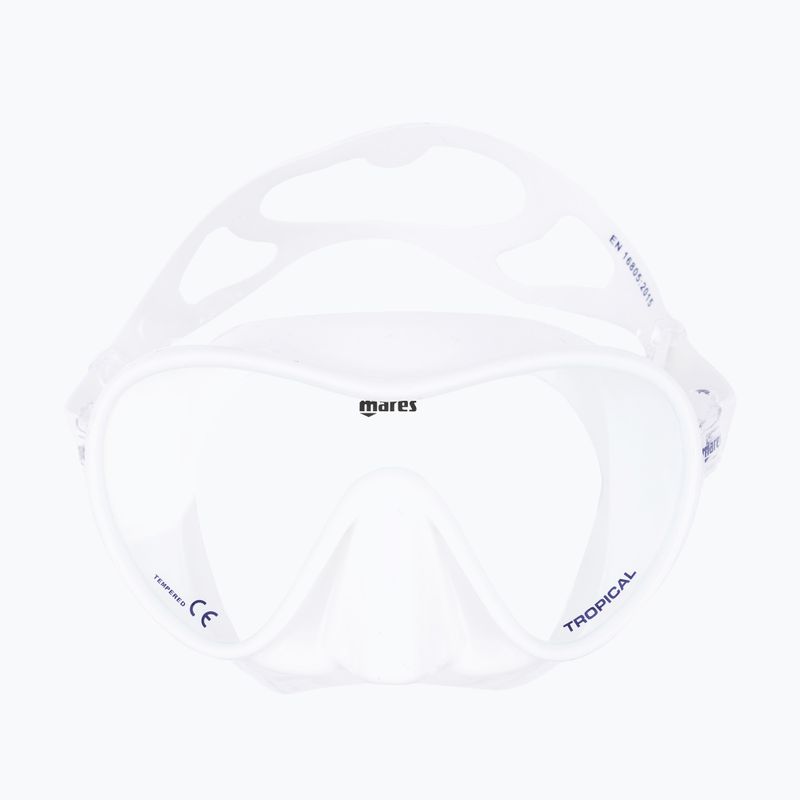 Zestaw do nurkowania Mares Tropical white 3