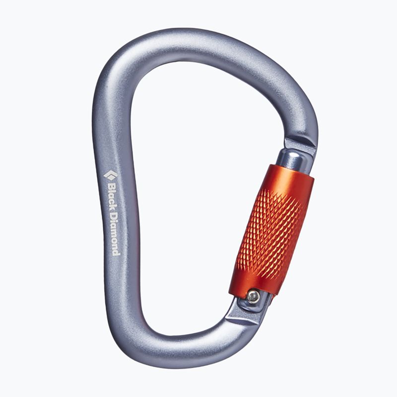 Karabinek Black Diamond Rocklock Twistlock gray