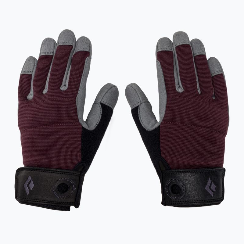 Rękawiczki wspinaczkowe damskie Black Diamond Crag bordeaux 3