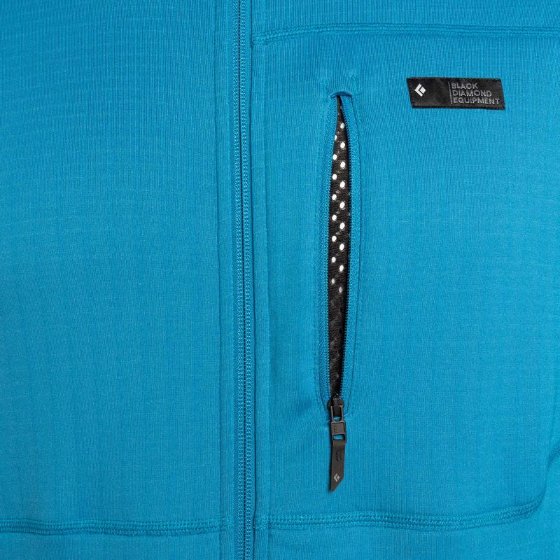 Bluza trekkingowa męska Black Diamond Factor Hoody kingfisher 7