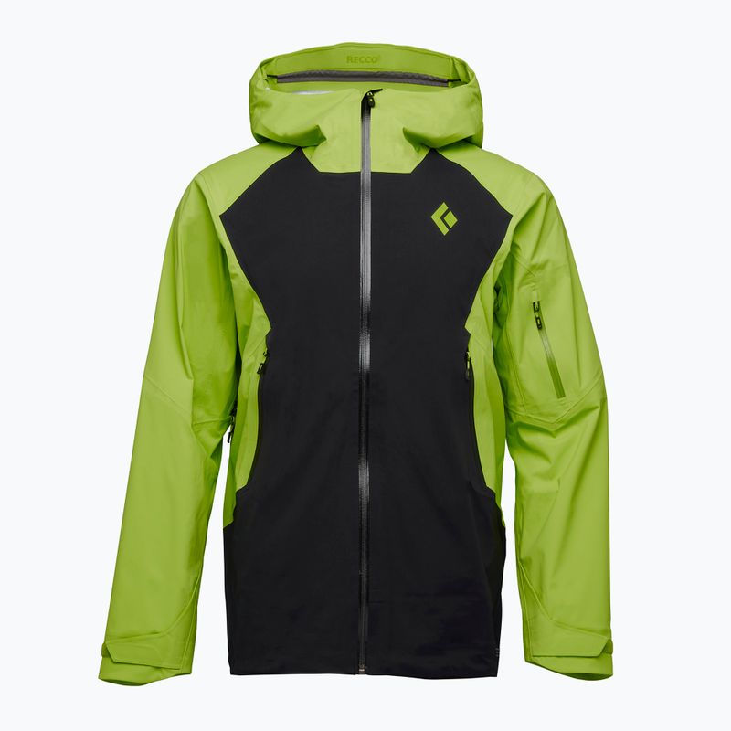 Kurtka skiturowa męska Black Diamond Recon Lt Stretch black/lime green 6