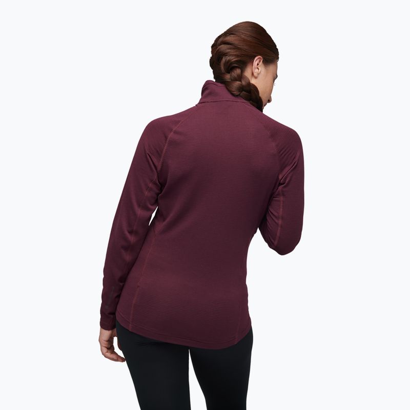 Bluza trekkingowa damska Black Diamond Coefficient LT QZ blackberry 2