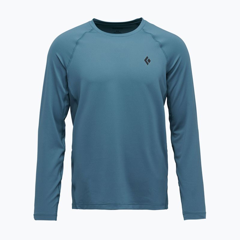 Longsleeve trekkingowy męski Black Diamond Alpenglow Crew creek blue 4