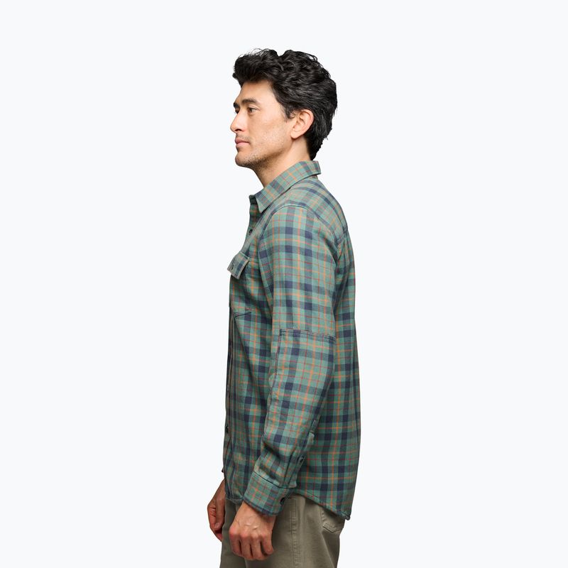 Koszula męska Black Diamond Project Twill laurel green/charcoal 3
