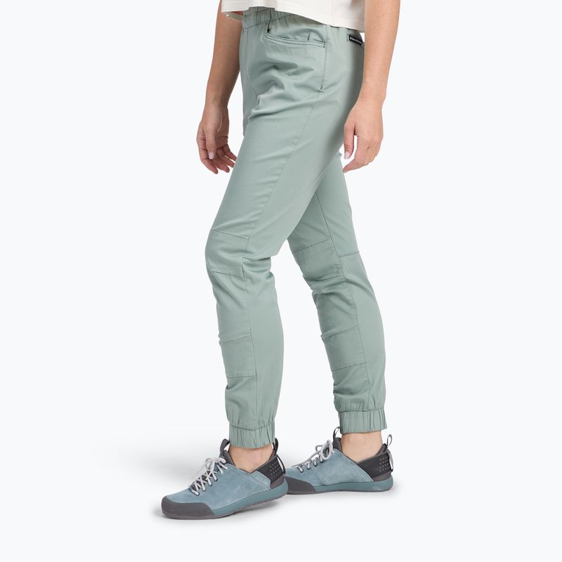 Spodnie trekkingowe damskie Black Diamond Notion agave 3