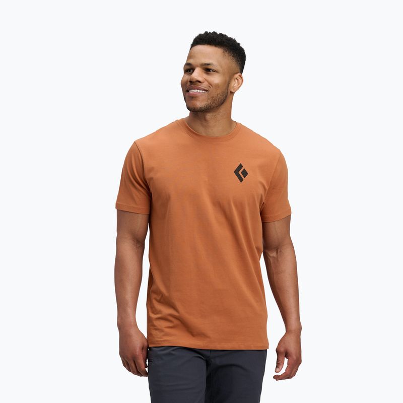 Koszulka męska Black Diamond Equipmnt For Alpinist SS Tee moab brown