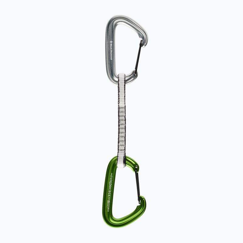 Ekspres wspinaczkowy Black Diamond Litewire Quickdraw 12 cm envy green