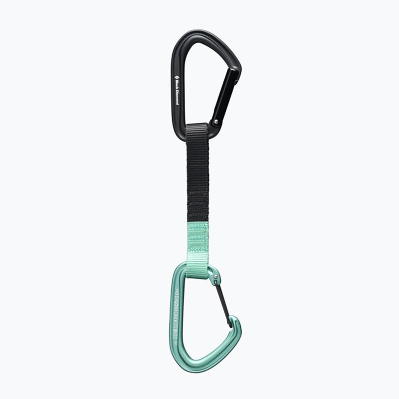 Ekspres wspinaczkowy Black Diamond Hotforge Hybrid Quickdraw 16 cm clean green