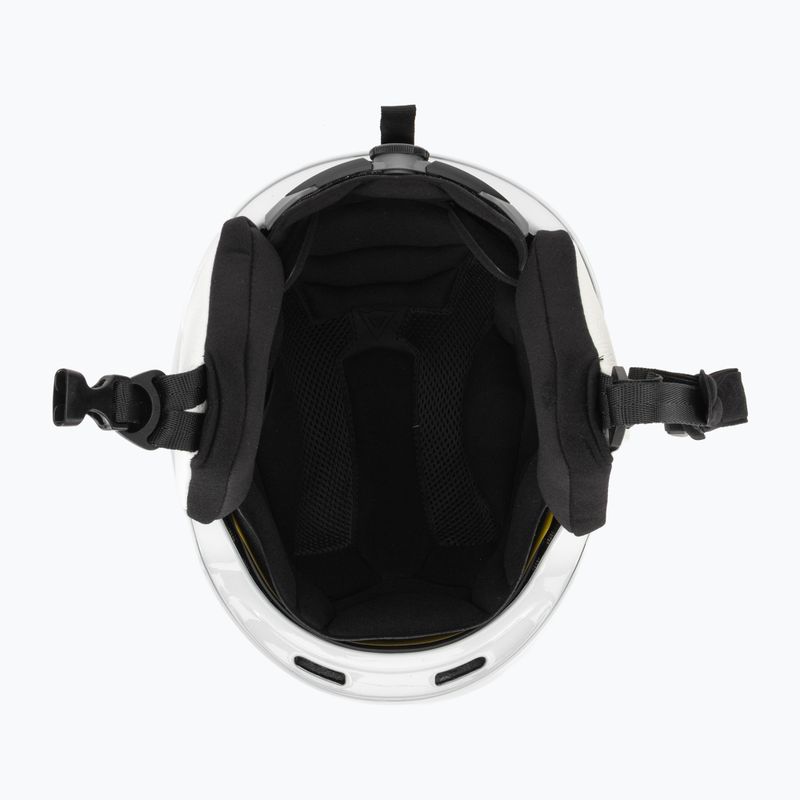 Kask narciarski BOGNER Cortina MIPS mono white metallic 5