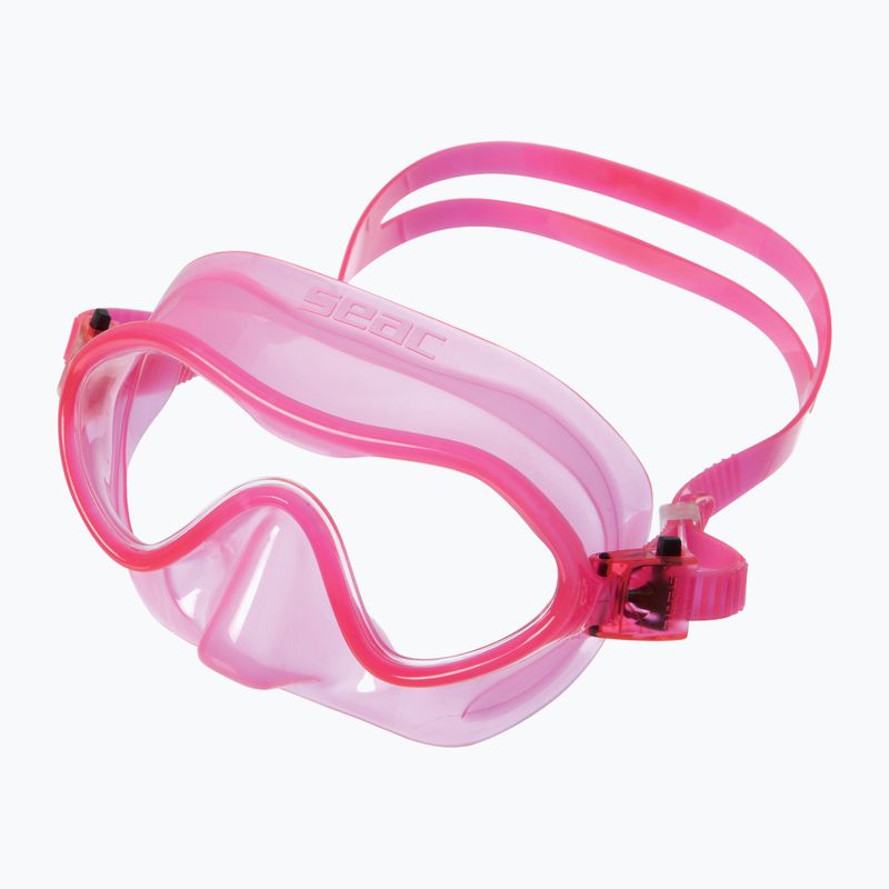 Maska do nurkowania dziecięca SEAC Baia pink 2