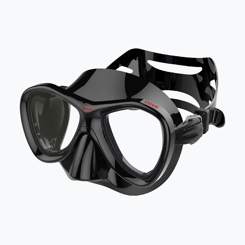 Maska do nurkowania SEAC Cove black/red