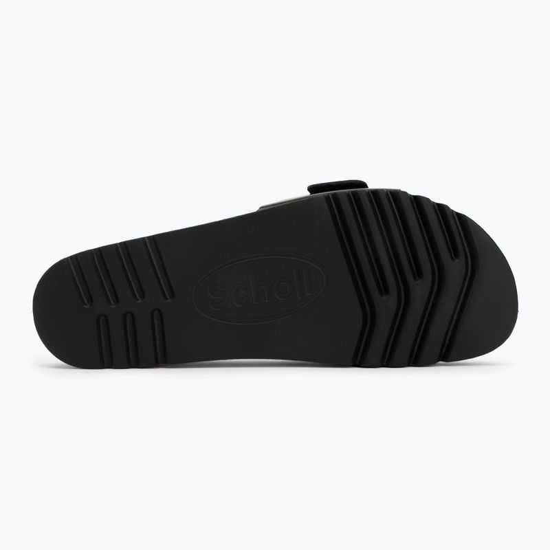 Klapki damskie Scholl Kathleen Printed Leather black 4