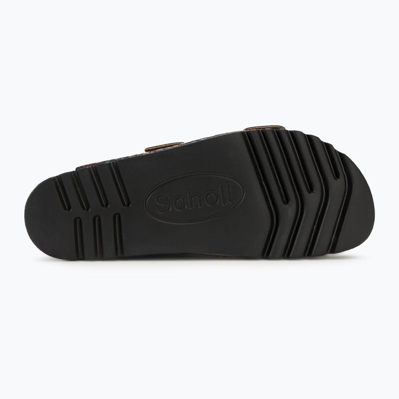 Klapki damskie Scholl Noelle Texf black 4
