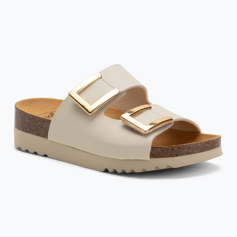 Klapki damskie Scholl Monterey 2 Straps Ad Med ivory