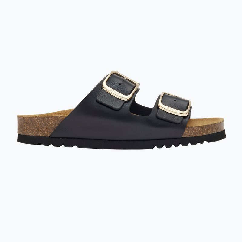 Klapki damskie Scholl Josephine Laminated black 8