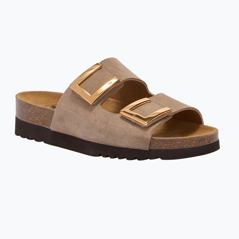 Klapki damskie Scholl Montery 2 Straps Ad Med beige 8