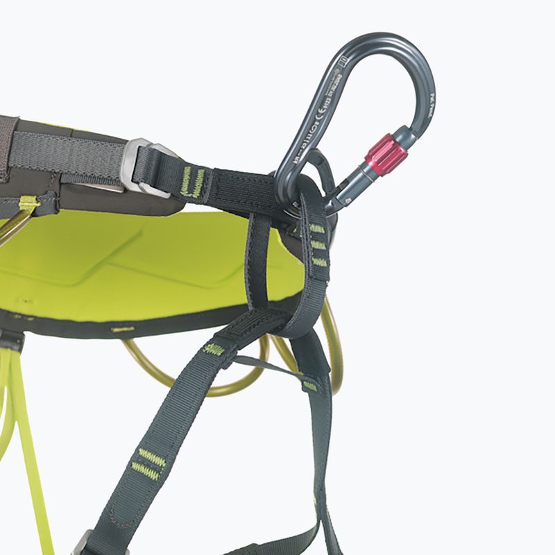 Karabinek wspinaczkowy CAMP Atom Belay Lock gun metal 4