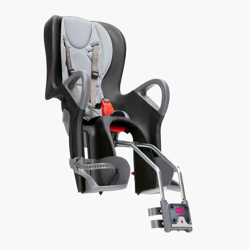 Fotelik rowerowy Okbaby 10+ czarny/ciemnoszary