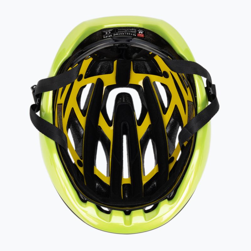 Kask rowerowy MET Estro Mips black/lime yellow metallic matt glossy 5