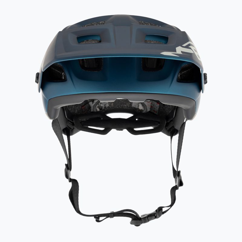 Kask rowerowy MET Terranova teal blue/ black metalic matt 2
