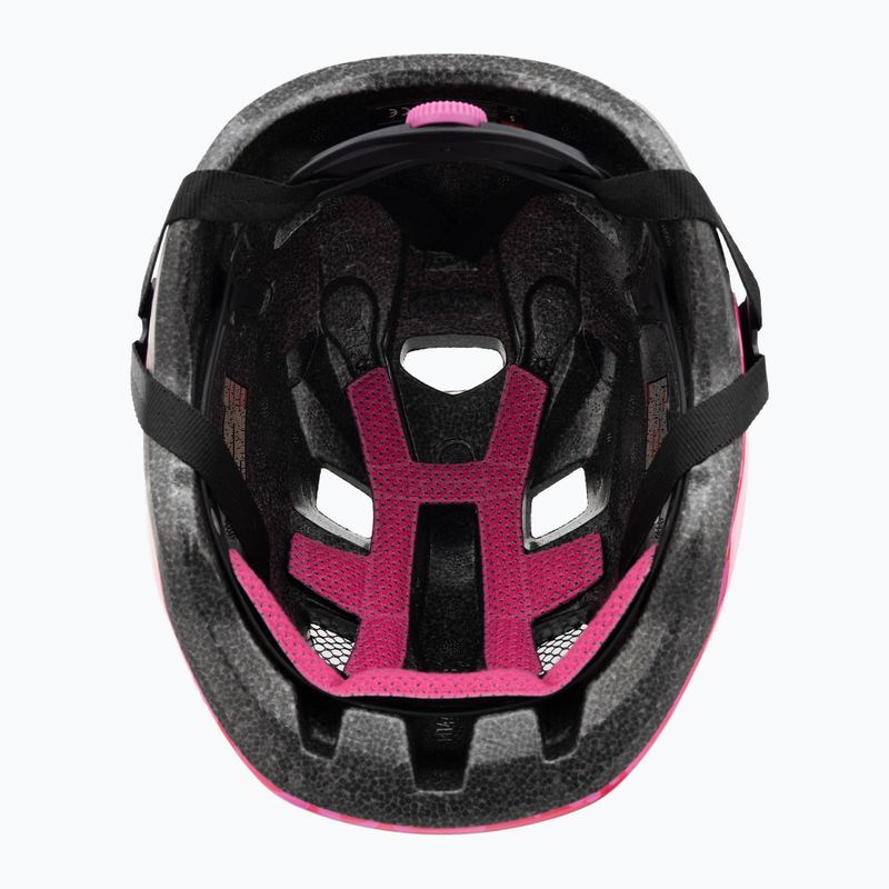 Kask rowerowy dziecięcy MET Hooray pink hearts glossy 5
