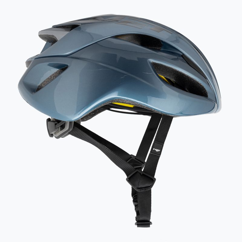 Kask rowerowy MET Rivale II Mips navy/ silver matt 4