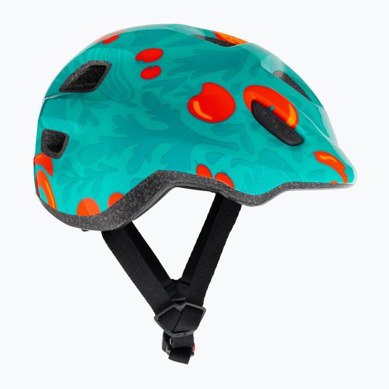 Kask rowerowy dziecięcy MET Hooray green fruit glossy 3