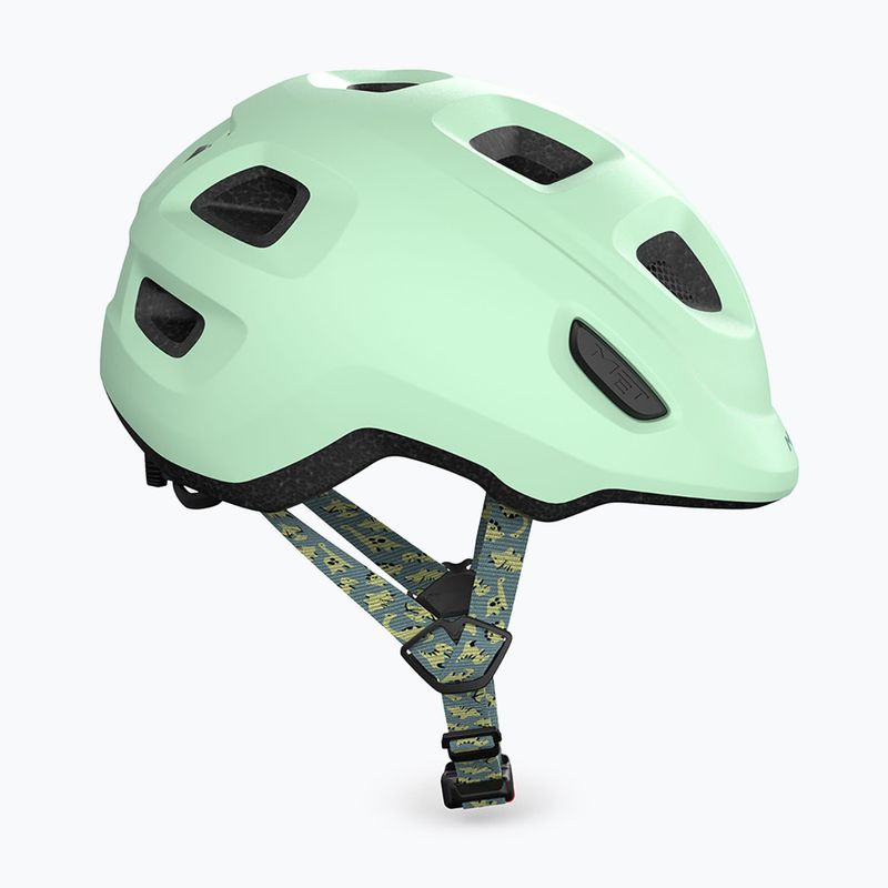 Kask rowerowy dziecięcy MET Hooray dusted green matt