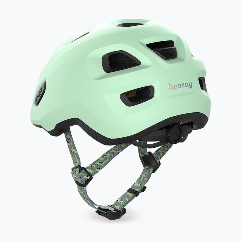 Kask rowerowy dziecięcy MET Hooray dusted green matt 2