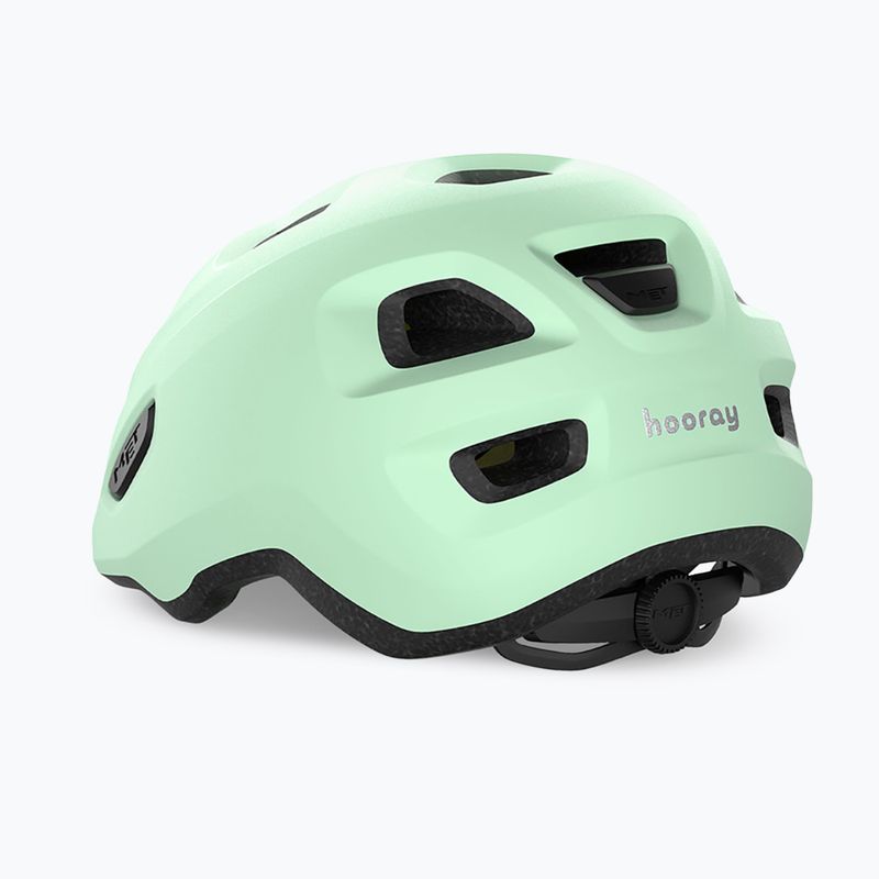 Kask rowerowy dziecięcy MET Hooray dusted green matt 4