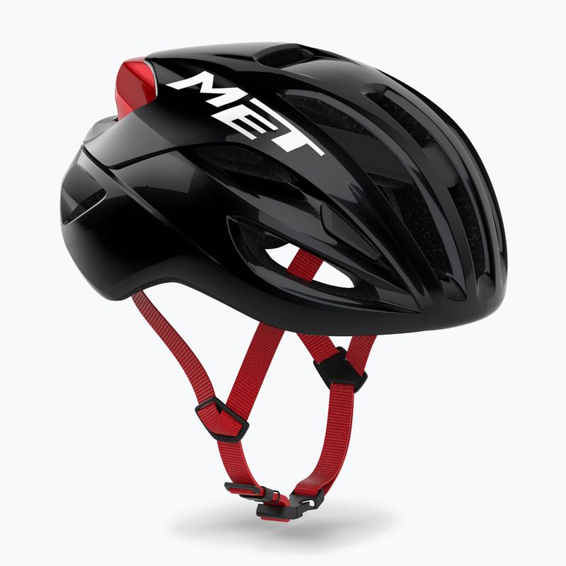 Kask rowerowy MET Rivale II Mips black/red glossy 8