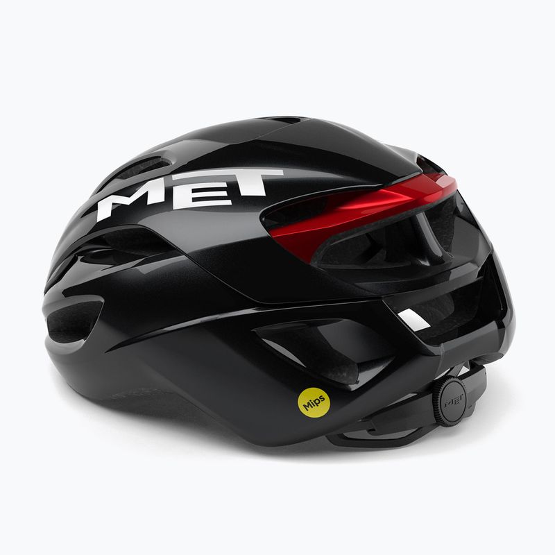 Kask rowerowy MET Rivale II Mips black/red glossy 10