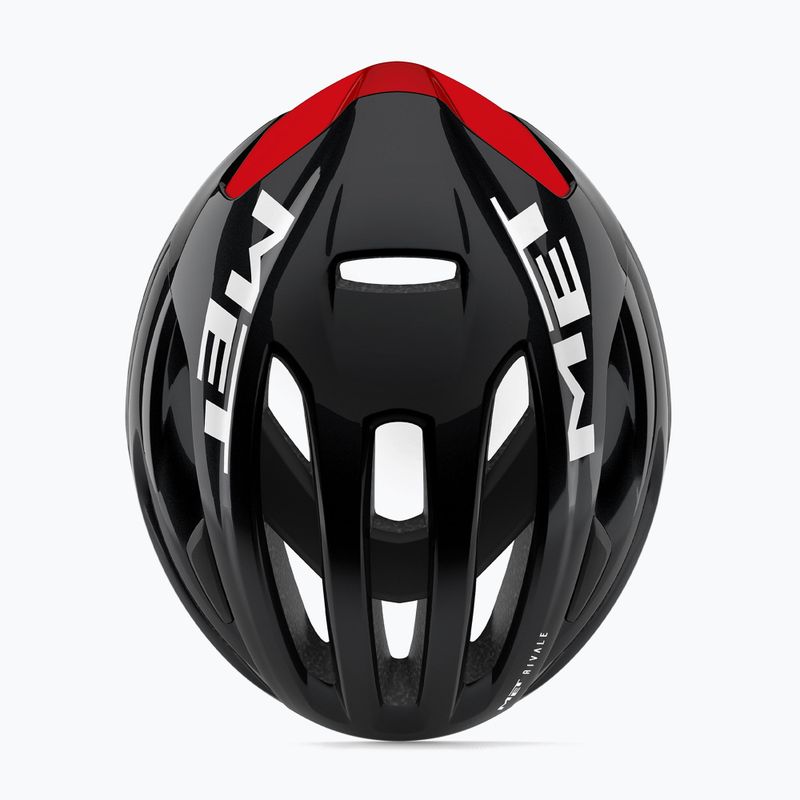Kask rowerowy MET Rivale II Mips black/red glossy 12