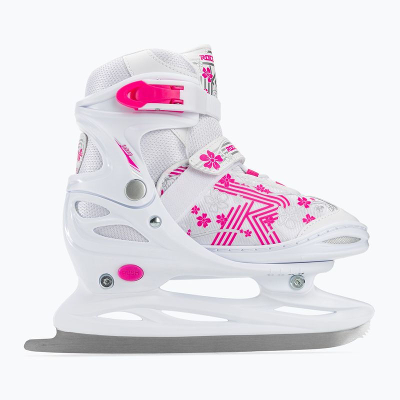 Łyżwy dziecięce Roces Jokey Ice 3.0 Girl white/pink 5