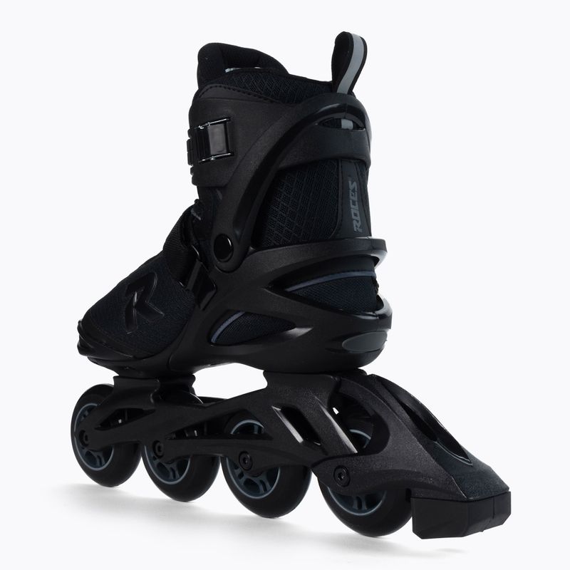 Rolki męskie Roces Icon black/dark charcoal 3
