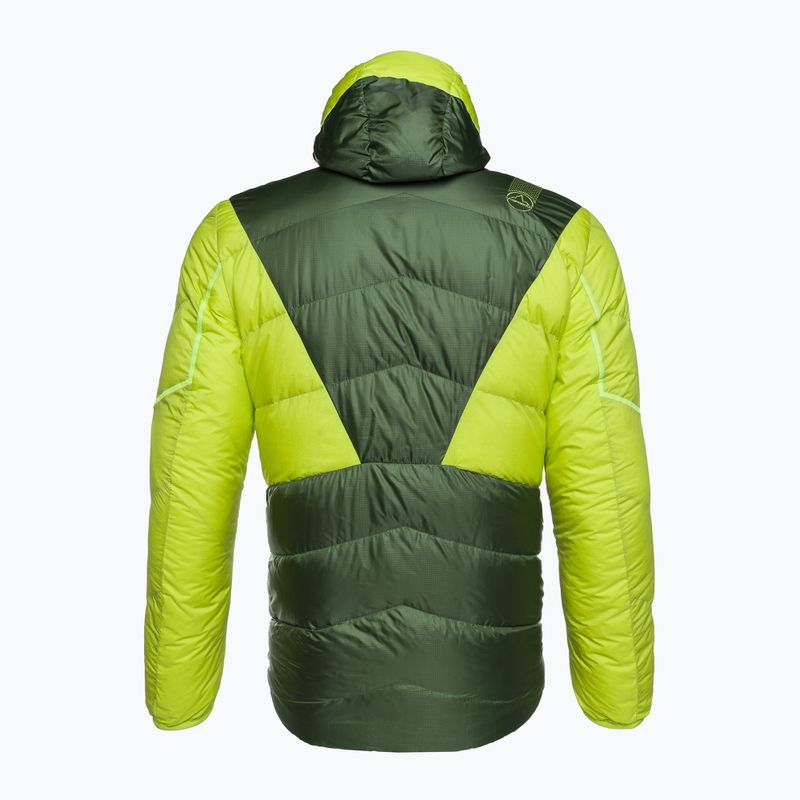 Kurtka puchowa męska La Sportiva Bivouac Down forest/lime punch 8
