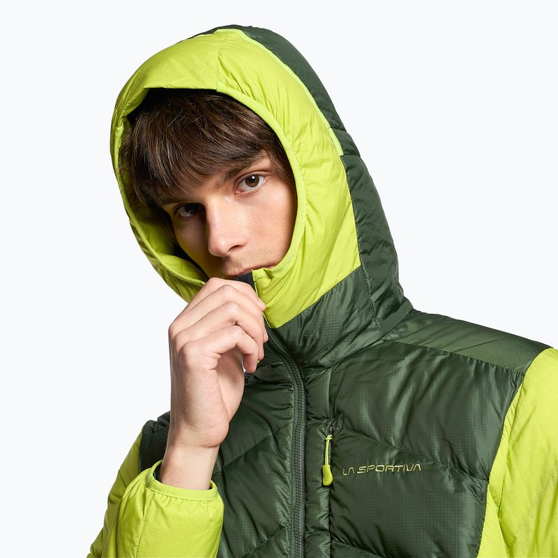 Kurtka puchowa męska La Sportiva Bivouac Down forest/lime punch 5