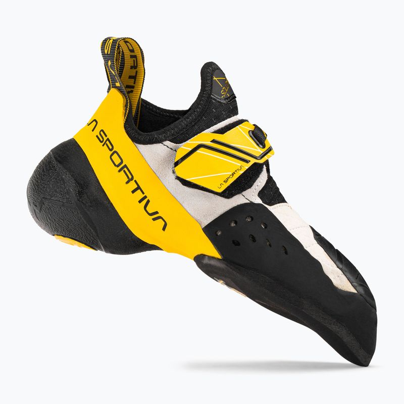 Buty wspinaczkowe męskie La Sportiva Solution white/yellow 2