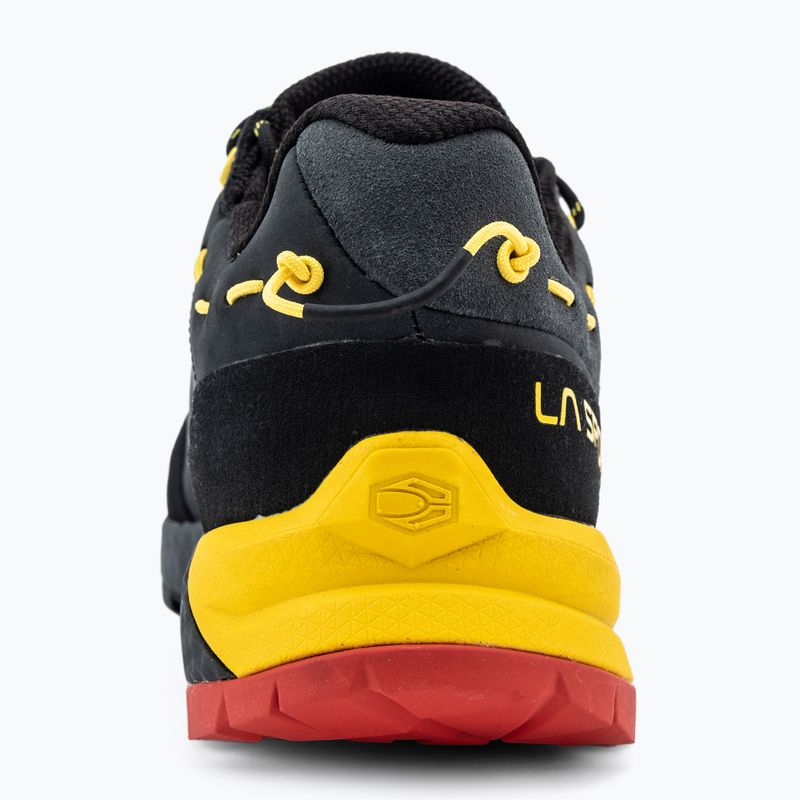 Buty podejściowe męskie La Sportiva Tx Guide Leather carbon/yellow 6