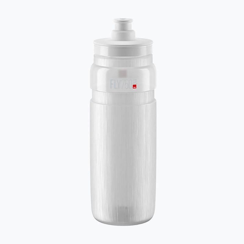 Bidon rowerowy Elite FLY Tex 750 ml clear/grey logo