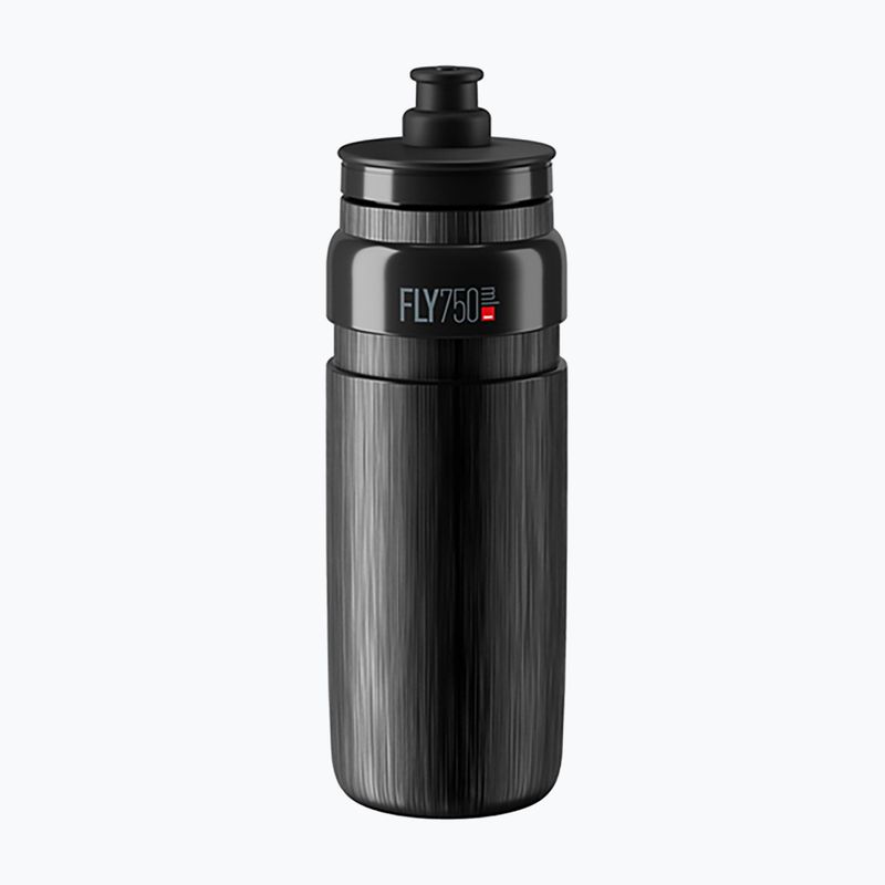 Bidon rowerowy Elite FLY Tex 750 ml black/grey logo